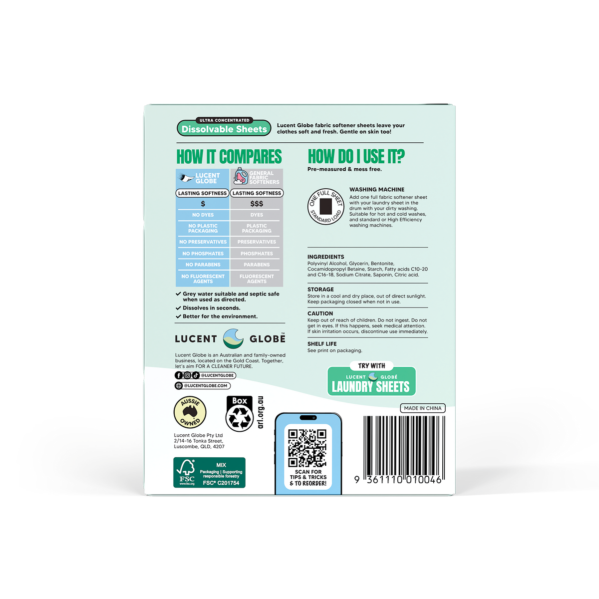 Fabric Softener Sheets - 60 Sheet Boxes (Fragrance Free) - Bulk 5 Pack