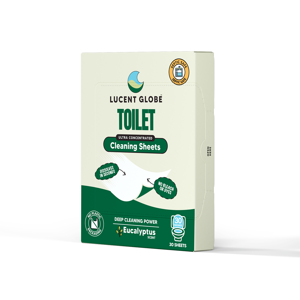 Toilet Cleaning Sheets - 30 Sheet Boxes - Bulk 5 Pack